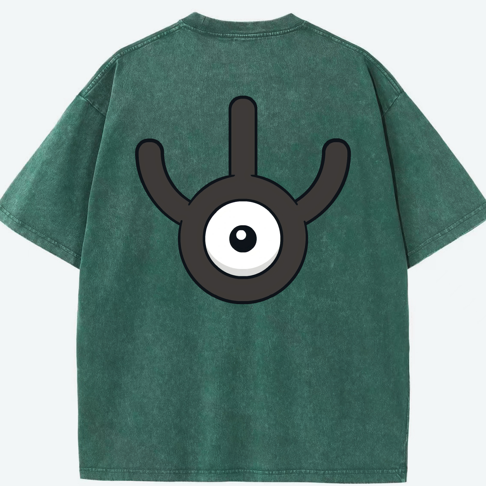 （画像用） ポケットモンスター Pokémon 綿100% ヴィンテージ風 半袖Tシャツ（背面プリント）